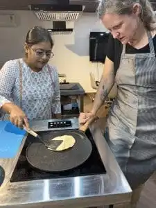 Baking Roti experience with khudrang 