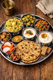north indian thali