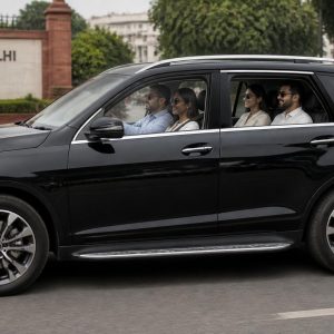 Enjoy private pickup and drop-off within New Delhi in a spacious, fully air-conditioned SUV with KhudRang